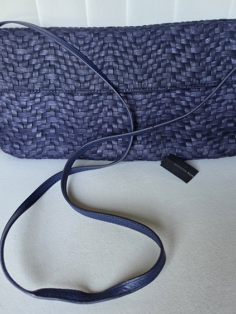 Banana Republic Woven Leather Crossbody Bag